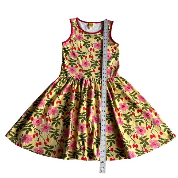 Duns Sweden Organic Cotton Skater Sleeveless‎ Cherries Circle Dress sz 12-13 - Picture 6 of 9